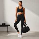 Premium Élan Active Black Gym Suit